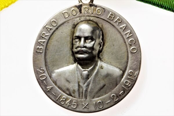 MEDALHA FALECIMENTO DO BARÃO DO RIO BRANCO ∙ MISSÕES – 1912 - Imagem 2