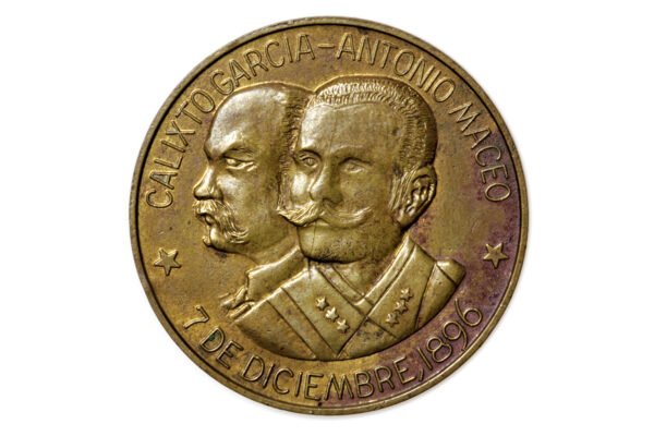 MEDALHA DOS GENERAIS CALIXTO GARCIA E ANTONIO MACEO – GUERRA HISPANO AMERICANA