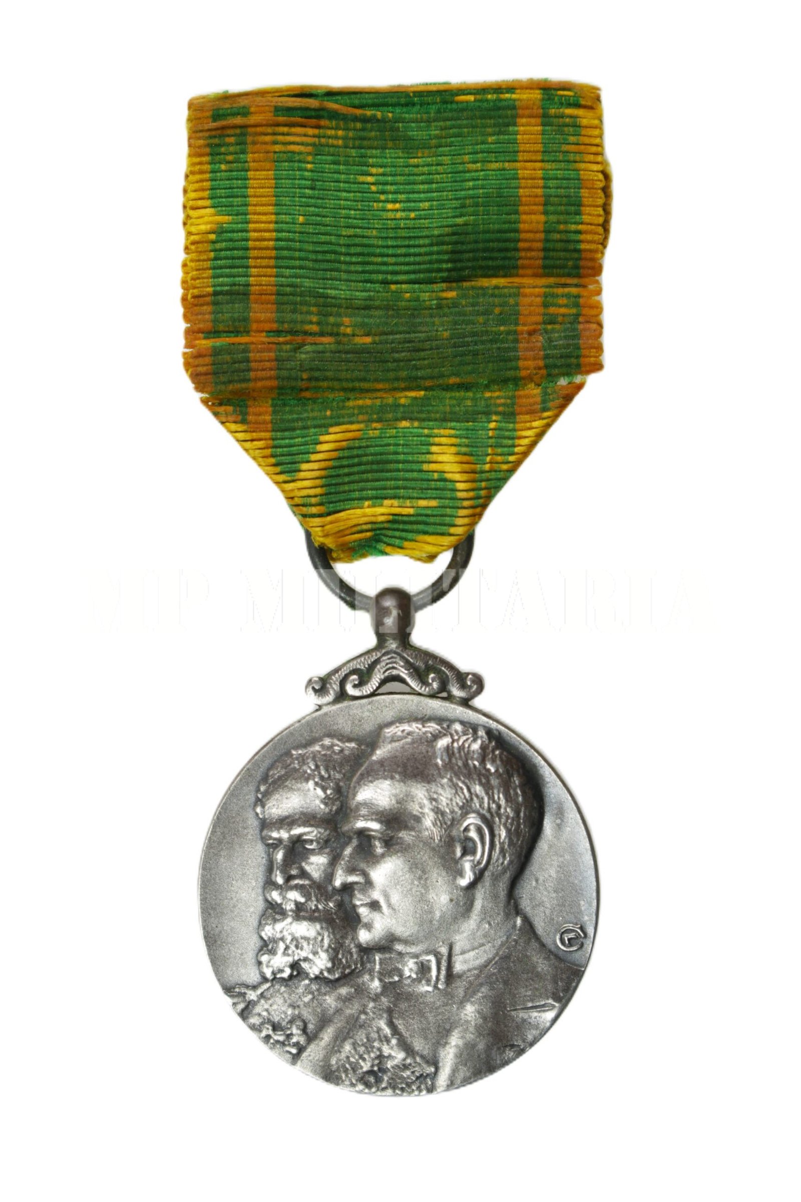 MEDALHA DO CINQUENTENÁRIO DA REPÚBLICA 1889 – 1939 – PRATA - Imagem 2