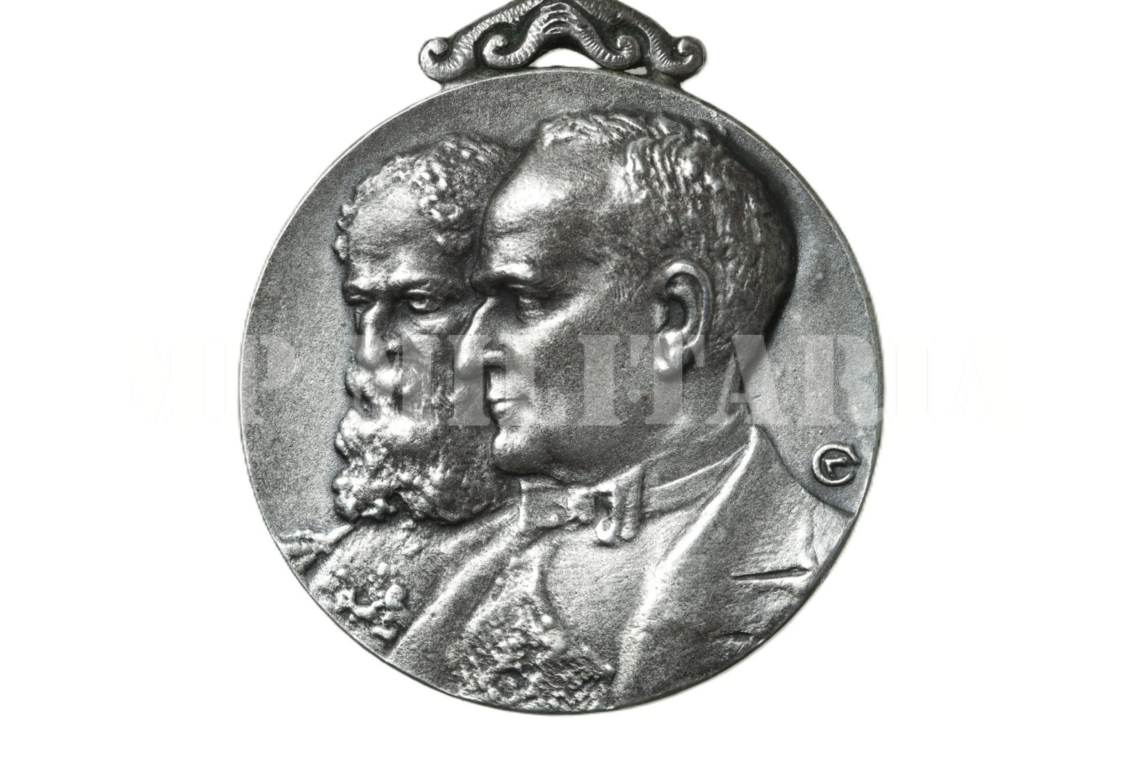 MEDALHA DO CINQUENTENÁRIO DA REPÚBLICA 1889 – 1939 – PRATA - Imagem 3