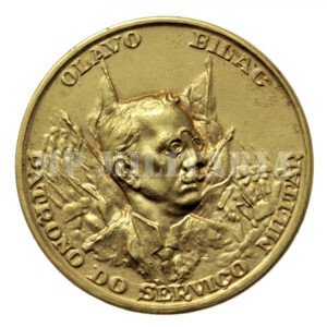 MEDALHA PATRONO DO SERVIÇO MILITAR OLAVO BILAC