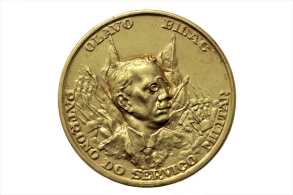MEDALHA PATRONO DO SERVIÇO MILITAR OLAVO BILAC