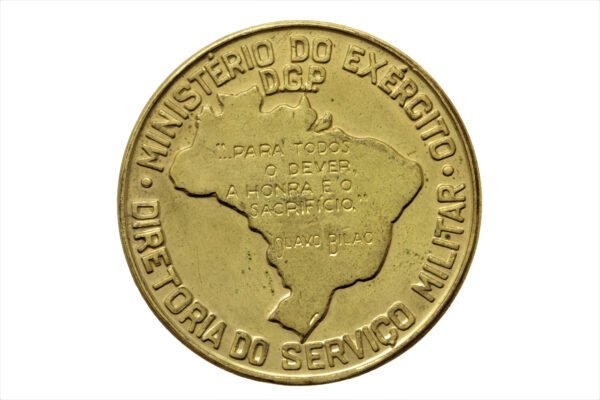 MEDALHA PATRONO DO SERVIÇO MILITAR OLAVO BILAC - Imagem 2