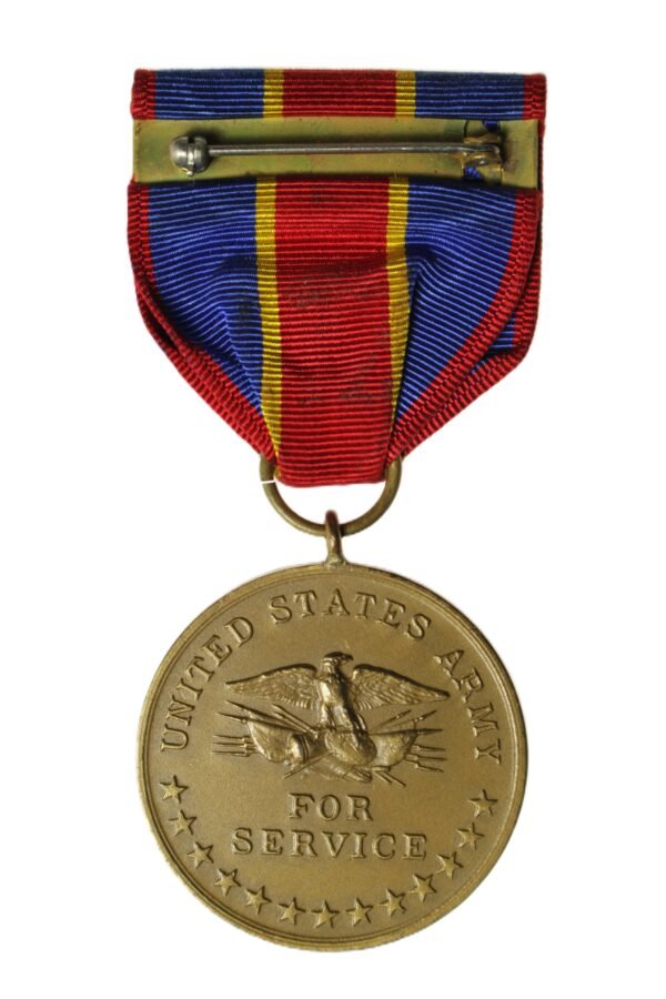 MEDALHA DE OCUPAÇÃO DO EXÉRCITO E M PORTO RICO - ARMY OF OCCUPATION PORTO RICO - Imagem 5
