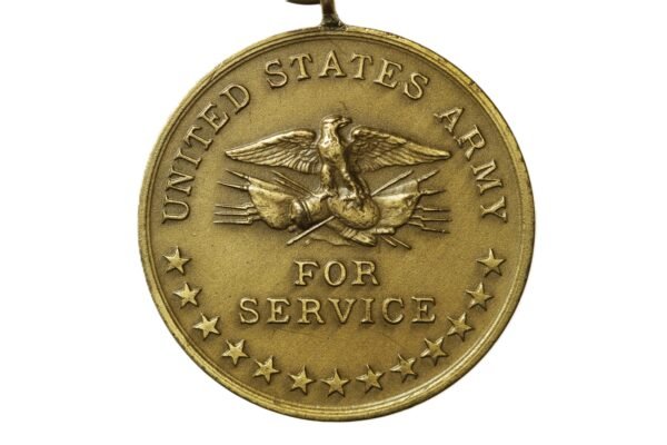 MEDALHA DE OCUPAÇÃO DO EXÉRCITO E M PORTO RICO - ARMY OF OCCUPATION PORTO RICO - Imagem 4