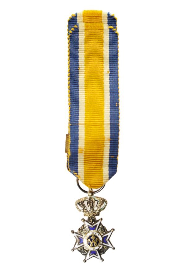 MEDALHA MINIATURA DA ORDEM DE ORANGE-NASSAU • GRÃ CRUZ – HOLANDA - Imagem 6