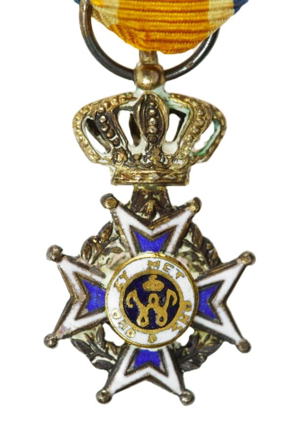 MEDALHA MINIATURA DA ORDEM DE ORANGE-NASSAU • GRÃ CRUZ – HOLANDA - Imagem 4
