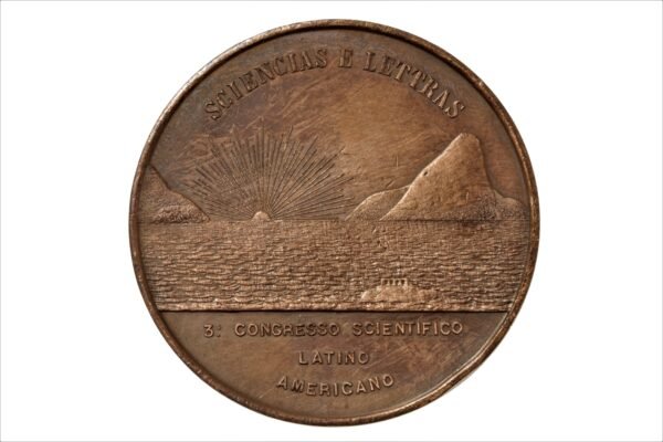 MEDALHA DO 3º CONGRESSO CIENTÍFICO LATINO-AMERICANO – RIO DE JANEIRO 1905