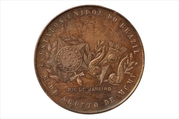 MEDALHA DO 3º CONGRESSO CIENTÍFICO LATINO-AMERICANO – RIO DE JANEIRO 1905 - Imagem 2