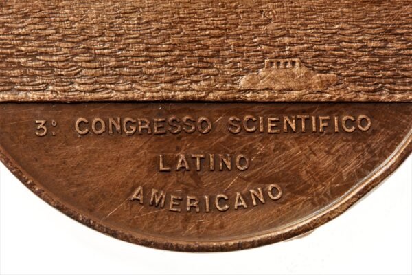 MEDALHA DO 3º CONGRESSO CIENTÍFICO LATINO-AMERICANO – RIO DE JANEIRO 1905 - Imagem 4