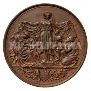MEDALHA CRIAÇÃO DO ASILO DA MISERICÓRDIA DA SANTA CASA – 1889