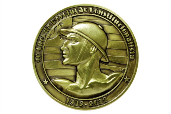 RARA MEDALHA DOS 90 ANOS DA REVOLUÇÃO CONSTITUCIONALISTA DE 1932