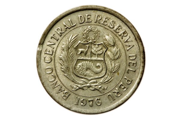 MOEDA DE 5 SOLES DE ORO 1976 ∙ TUPAC AMARU - PERU - Image 2