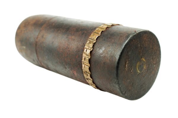 PROJÉTIL DO CANHÃO SCHNEIDER 75 mm INERTE – REVOLUÇÃO DE 1932 - Imagem 5