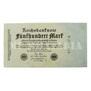 CÉDULA DE 500 DE MARCOS – 1922