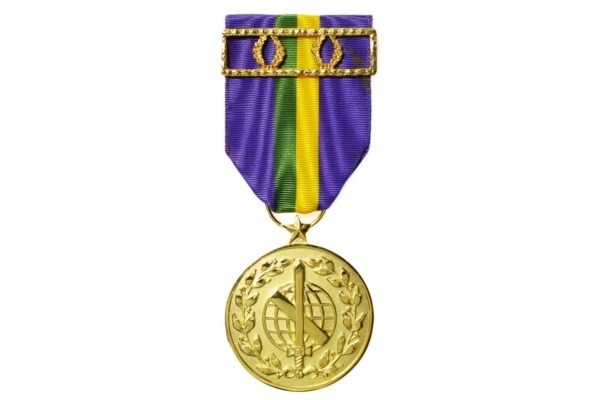 MEDALHA MARECHAL HERMES APLICAÇÃO EM ESTUDO – GRAU OURO COM 2 COROAS