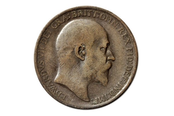 MOEDA 1 PENNY – EDWARD VII ∙ INGLATERRA – 1910