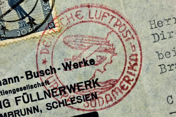 ENVELOPE DE CORRESPONDÊNCIA VIA ZEPPELIN PARA O BRASIL - Imagem 4