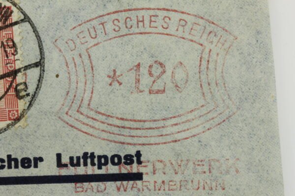 ENVELOPE DE CORRESPONDÊNCIA VIA ZEPPELIN PARA O BRASIL - Imagem 7