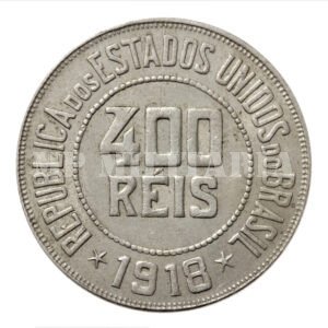 MOEDA DE 400 REIS – 1918