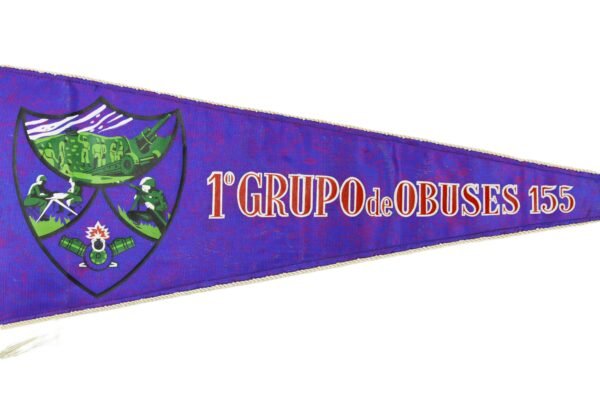 ANTIGA FLÂMULA DO 1º GRUPO DE OBUSES 155 mm – EXÉRCITO BRASILEIRO - Image 3