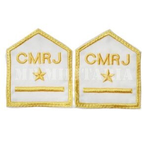 PAR DE INSÍGNIAS DE ALUNO DO COLÉGIO MILITAR DO EXÉRCITO • RJ – 1º ANO