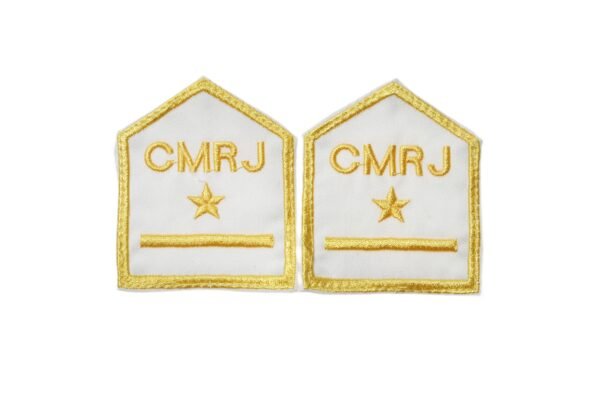 PAR DE INSÍGNIAS DE ALUNO DO COLÉGIO MILITAR DO EXÉRCITO • RJ – 1º ANO