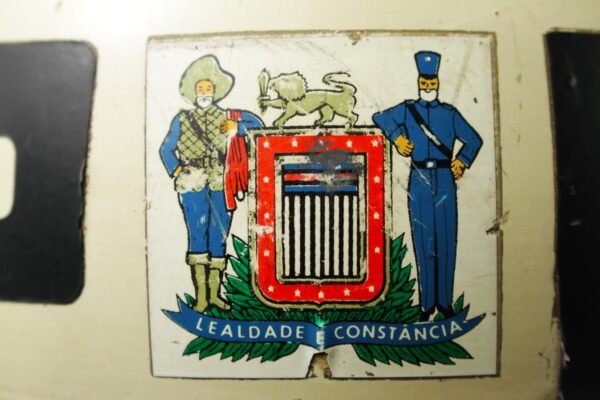 CAPACETE MOTOCICLISTA DA POLÍCIA MILITAR DE SÃO PAULO – ANOS 70 - Imagem 10