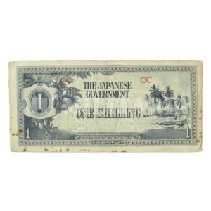 CÉDULA DO JAPÃO DE OCUPAÇÃO NA OCEANIA ∙ 1 SHILLING – II GUERRA