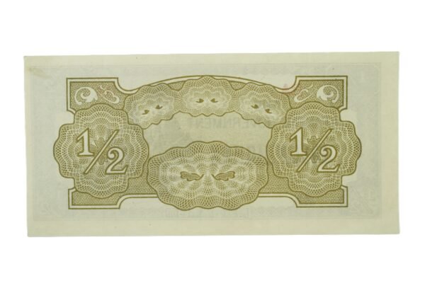 CÉDULA DO JAPÃO DE OCUPAÇÃO NA INDONÉSIA ∙ HALF RUPEE – II GUERRA - Imagem 3