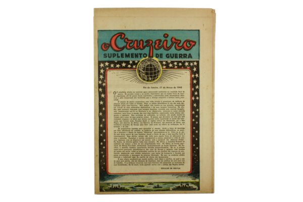 SUPLEMENTO DE GUERRA DA REVISTA "O CRUZEIRO" 27/03/1943 – II GUERRA