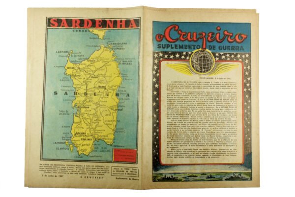 SUPLEMENTO DE GUERRA DA REVISTA "O CRUZEIRO" 03/07/1943 – II GUERRA - Imagem 4