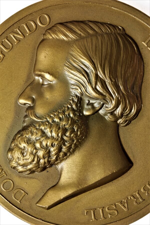 MEDALHA DO SESQUICENTENÁRIO DE DOM PEDRO II - Imagem 4
