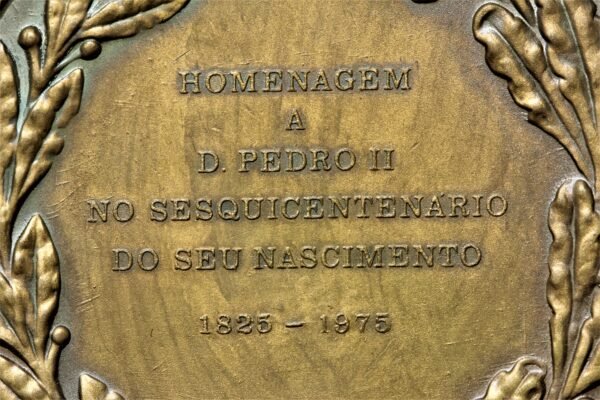 MEDALHA DO SESQUICENTENÁRIO DE DOM PEDRO II - Imagem 5