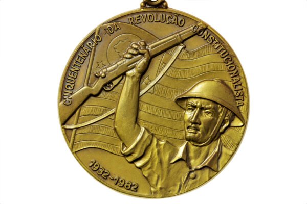 MEDALHA DE 50 ANOS DA REVOLUÇÃO DE 1932 COMPLETA - Image 3