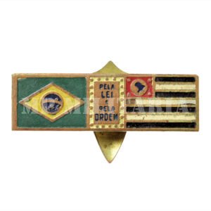 PIN DA REVOLUÇÃO DE 32 COM AS BANDEIRAS - PELA LEI E PELA ORDEM