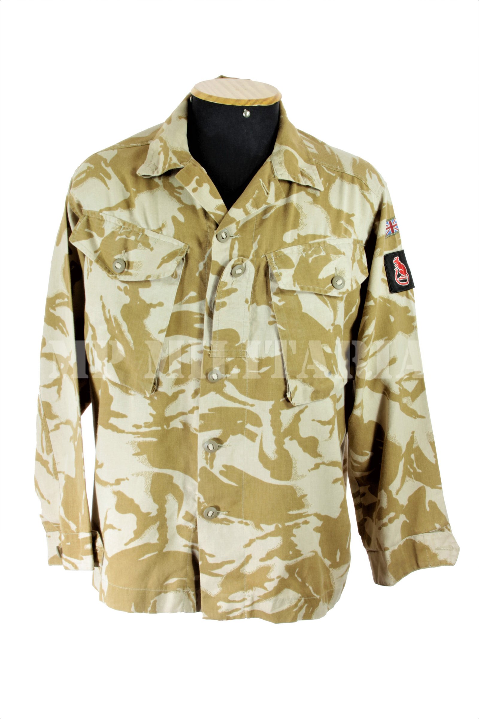 GANDOLA CAMUFLADA DO EXÉRCITO INGLÊS – JACKET COMBAT DESERT - Imagem 4