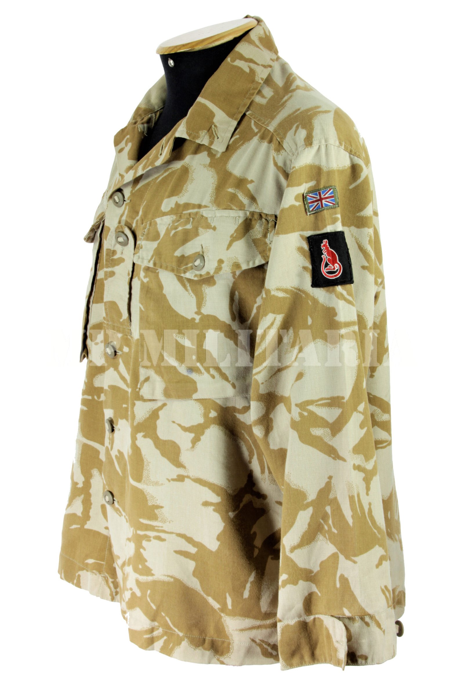 GANDOLA CAMUFLADA DO EXÉRCITO INGLÊS – JACKET COMBAT DESERT - Imagem 5