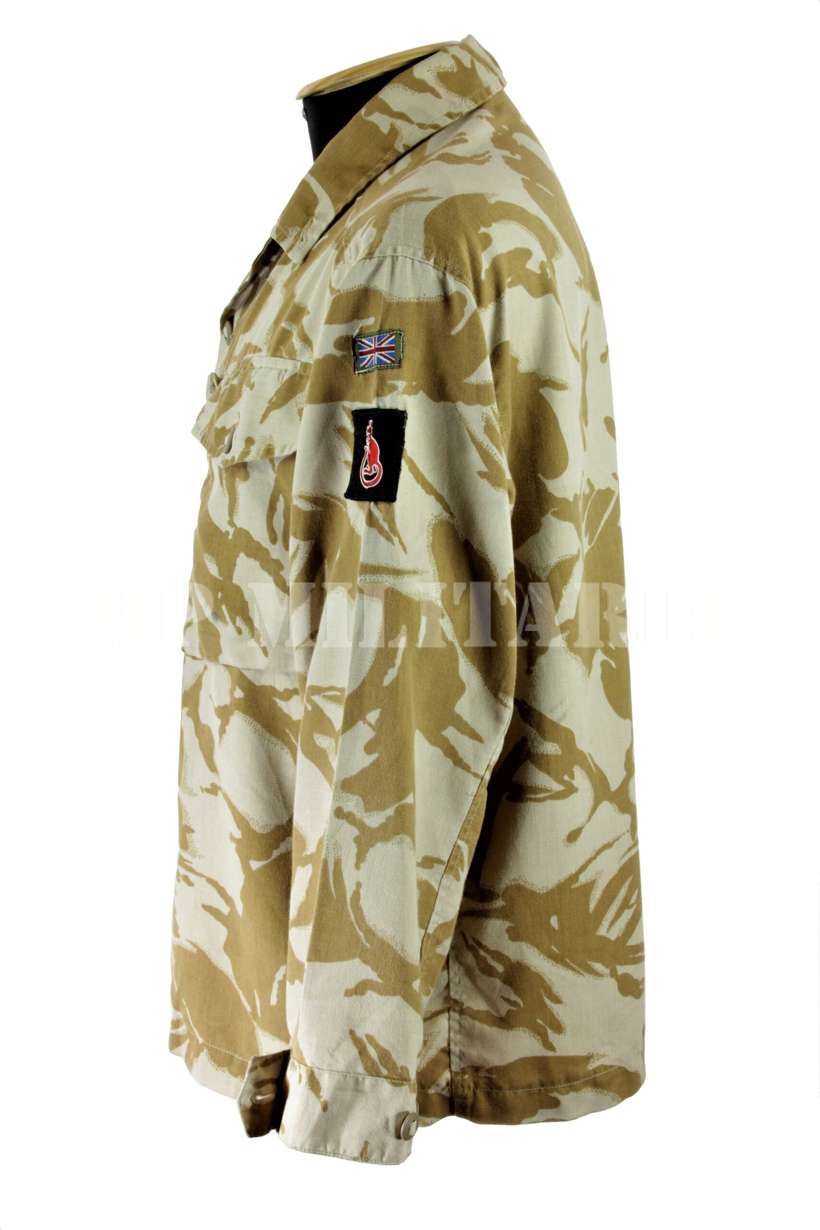 GANDOLA CAMUFLADA DO EXÉRCITO INGLÊS – JACKET COMBAT DESERT - Imagem 8