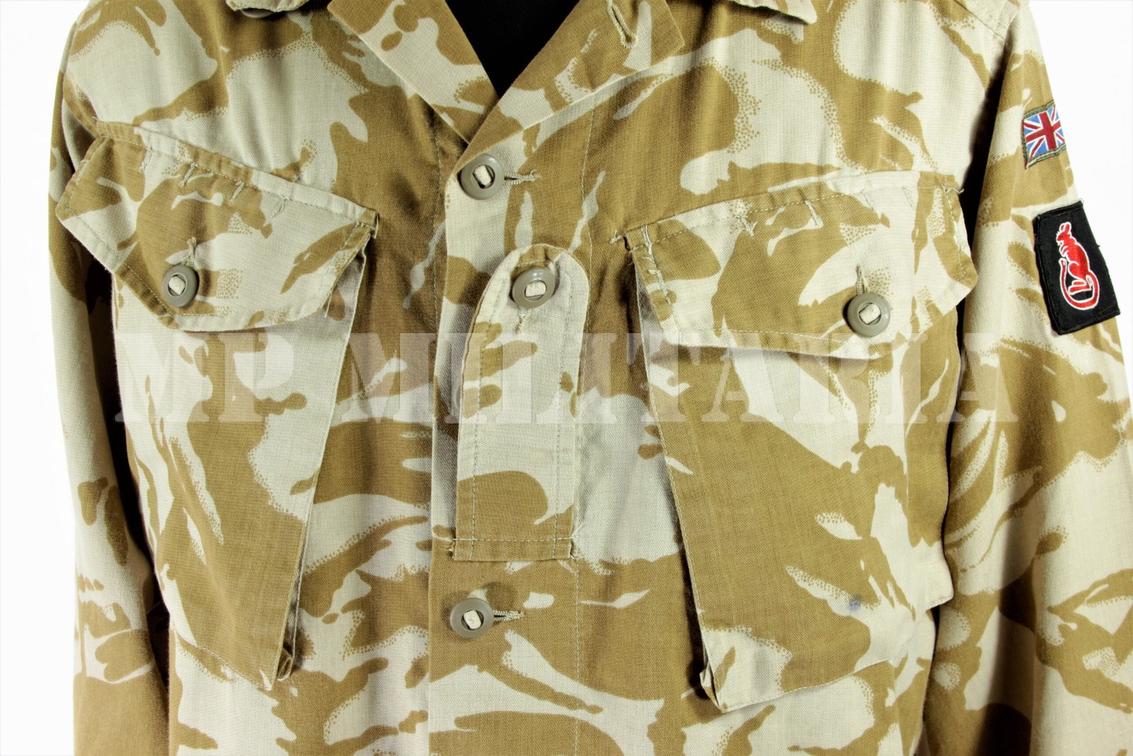 GANDOLA CAMUFLADA DO EXÉRCITO INGLÊS – JACKET COMBAT DESERT - Imagem 9