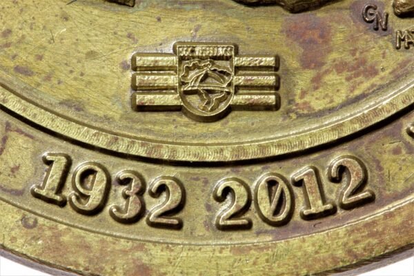 RARA MEDALHA DOS 80 ANOS DA REVOLUÇÃO CONSTITUCIONALISTA DE 1932 - Nº 48 - Imagem 6