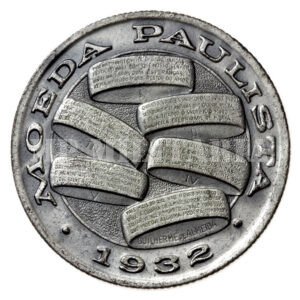 BADGE MOEDA PAULISTA ∙ REVOLUÇÃO DE 1932 – SEM NÚMERO