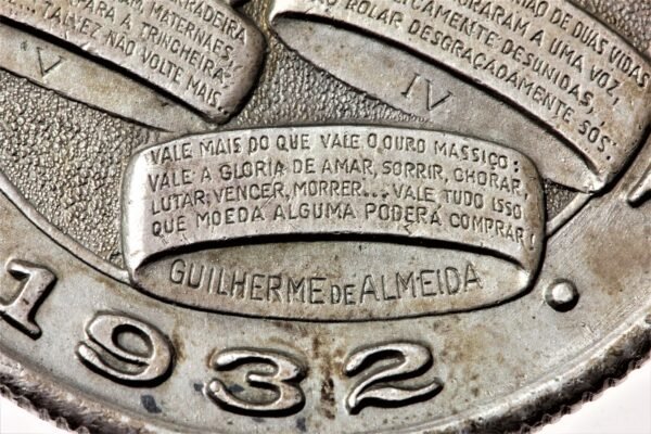 BADGE MOEDA PAULISTA ∙ REVOLUÇÃO DE 32 - NUMERADO 563 - Image 5