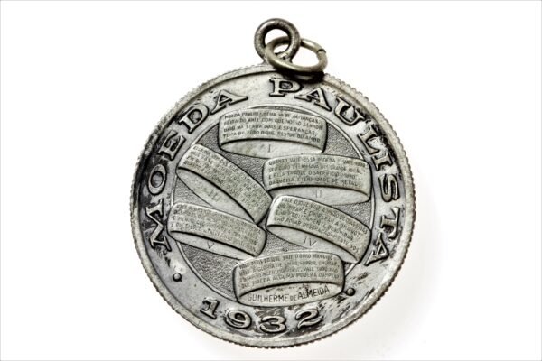 MEDALHA / CHATELAINE PEDRO DE TOLEDO – REVOLUÇÃO DE 1932 - Imagem 2