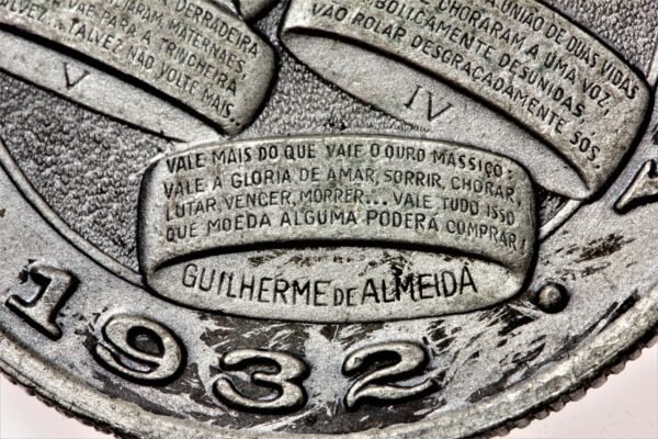 MEDALHA / CHATELAINE PEDRO DE TOLEDO – REVOLUÇÃO DE 1932 - Imagem 4
