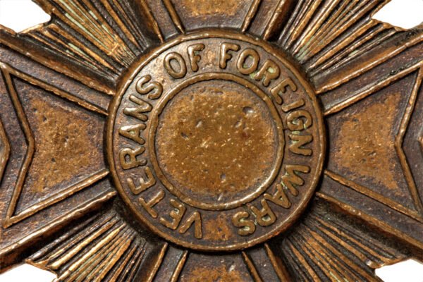 MEDALHA E ROSETA VETERANS OF FOREIGN WARS – I GUERRA - Imagem 6