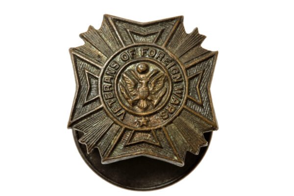 MEDALHA E ROSETA VETERANS OF FOREIGN WARS – I GUERRA - Imagem 7