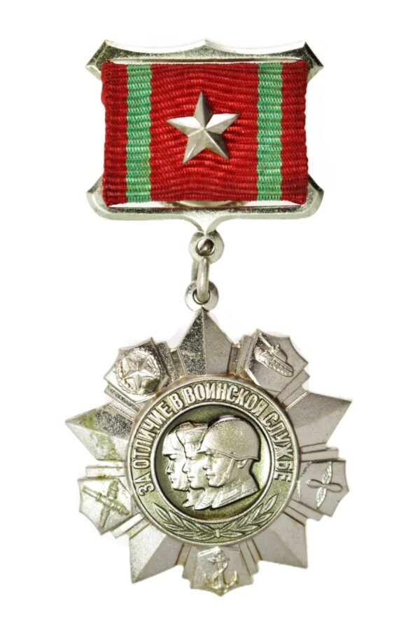 MEDALHA PELA DISTINÇÃO NO SERVIÇO MILITAR DE II CLASSE – UNIÃO SOVIÉTICA - Imagem 2