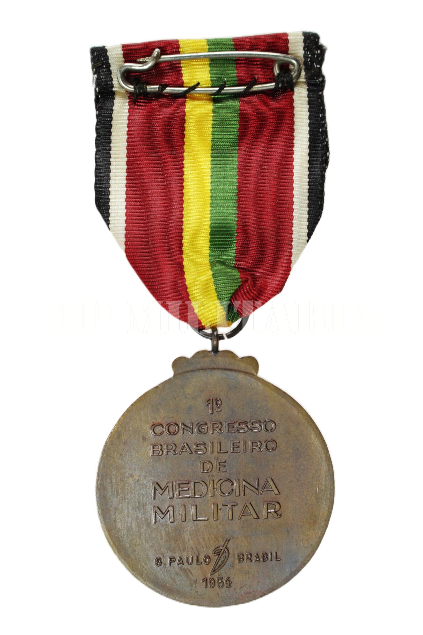 MEDALHA DO I CONGRESSO BRASILEIRO DE MEDICINA MILITAR – 1954 - Imagem 6