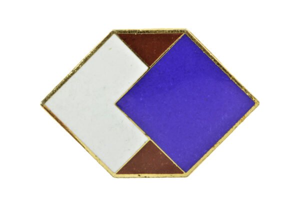 INSÍGNIA / PIN DA 96th INFANTRY DIVISION EXÉRCITO AMERICANO – US ARMY - Imagem 2